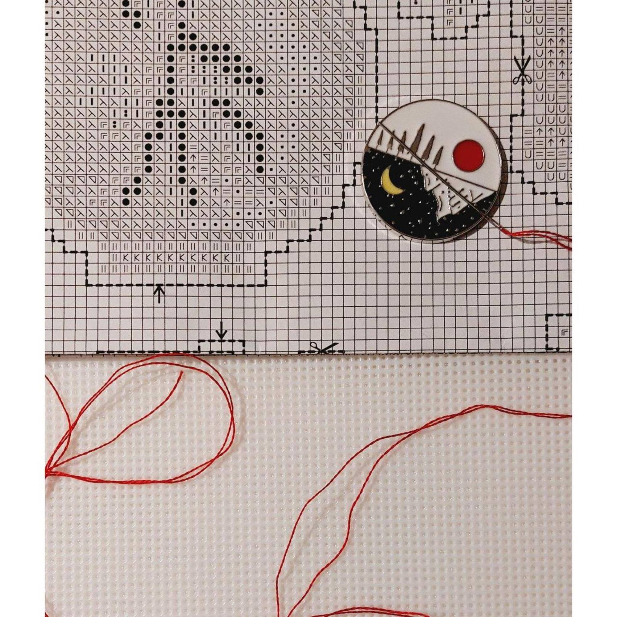 Wizardi 4/5" Day & Night Magnetic Needle Minder